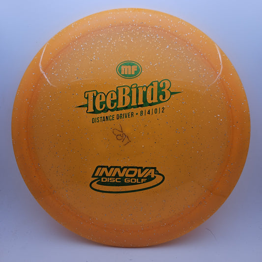 #11653 173-175g Orange Champion Metal Flake Teebird3