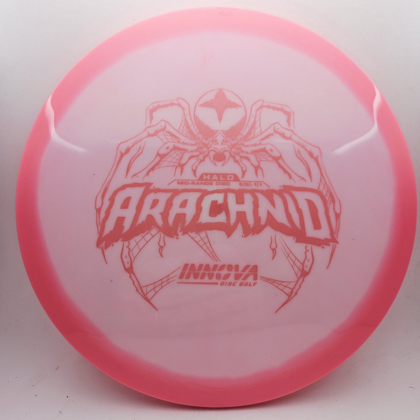 #20410 180g White / Pink Halo Star Arachnid