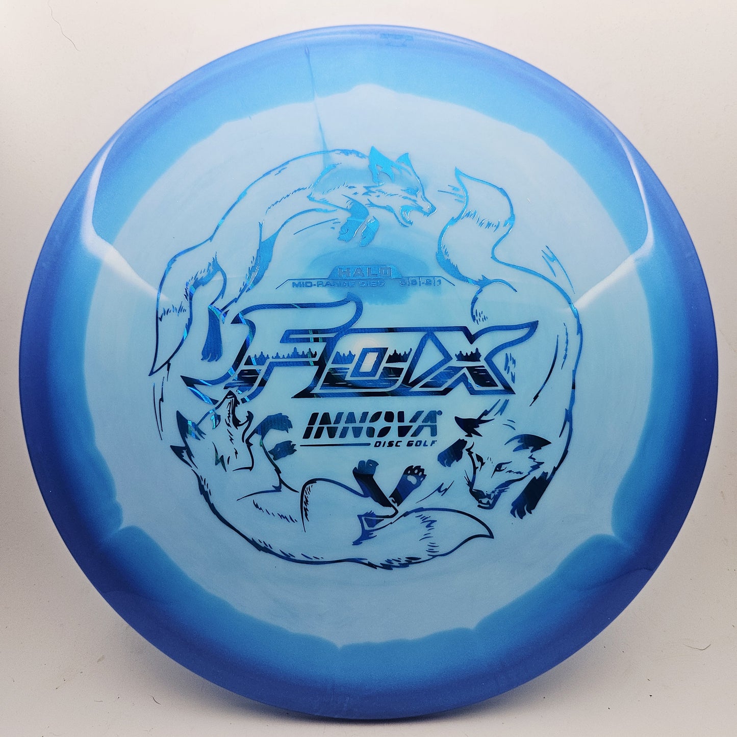 #19644 159g White / Blue Halo Star Fox