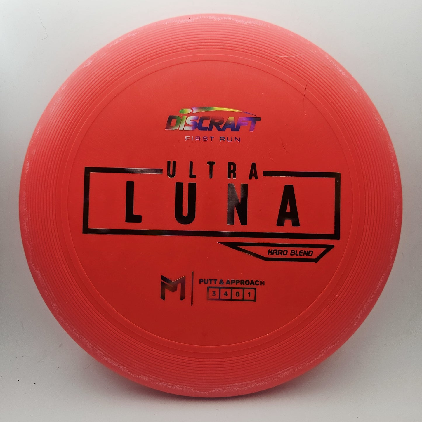 #20048 173g Red, First Run Putter Hard Ultra Luna - First Run
