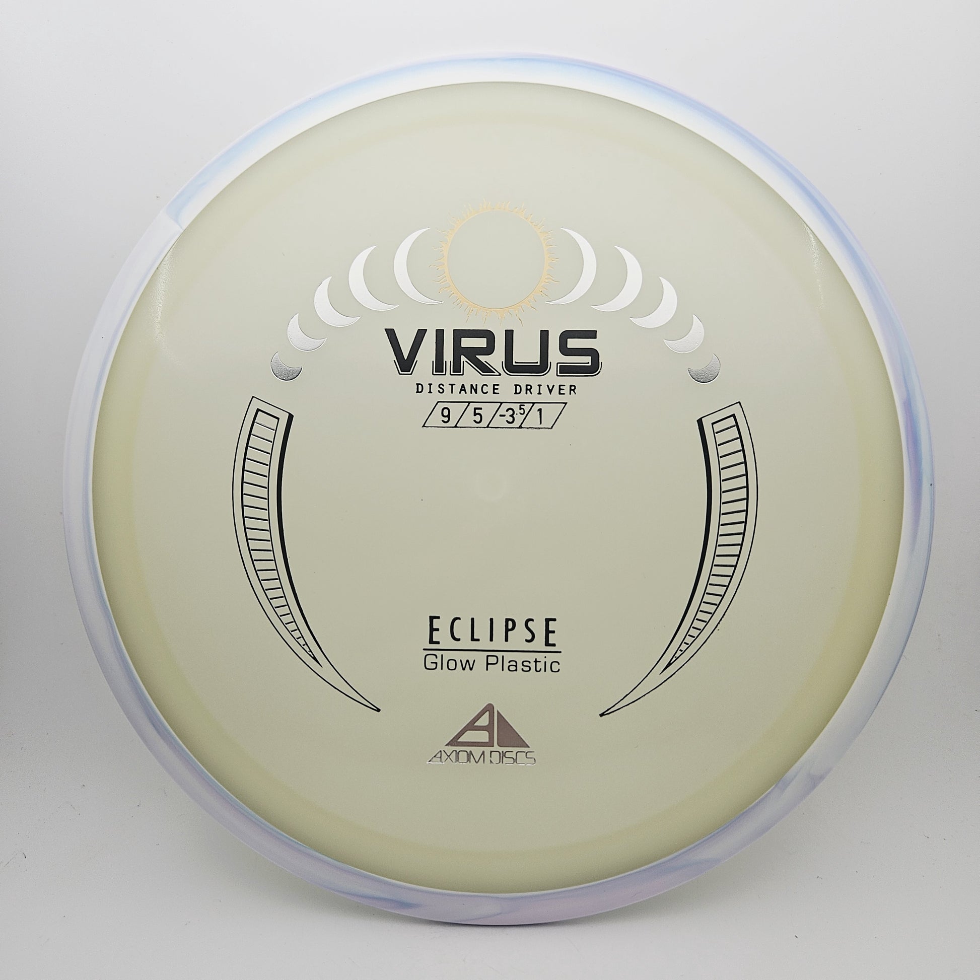 #17474 171g White / Glow Eclipse Virus