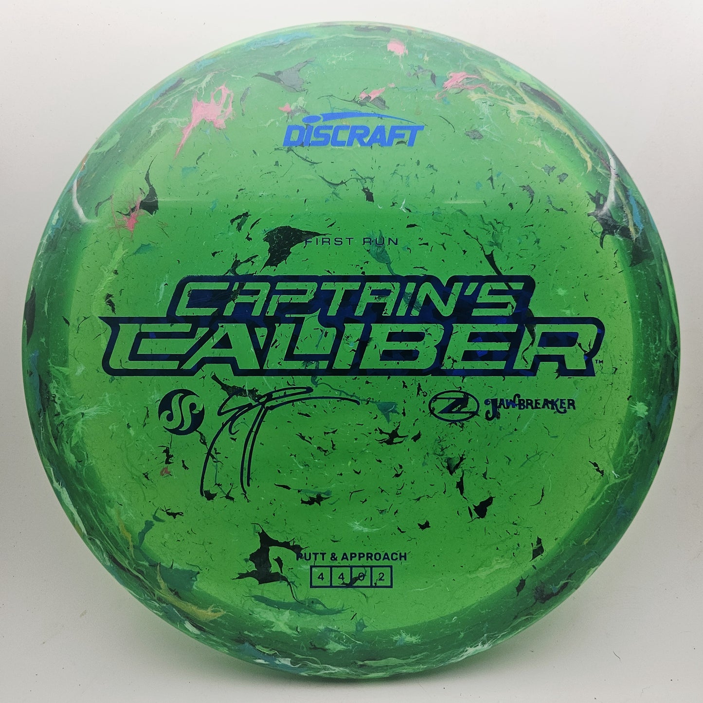 #20724 173-174g Green, First Run Z Jawbreaker Captains Caliber - First Run
