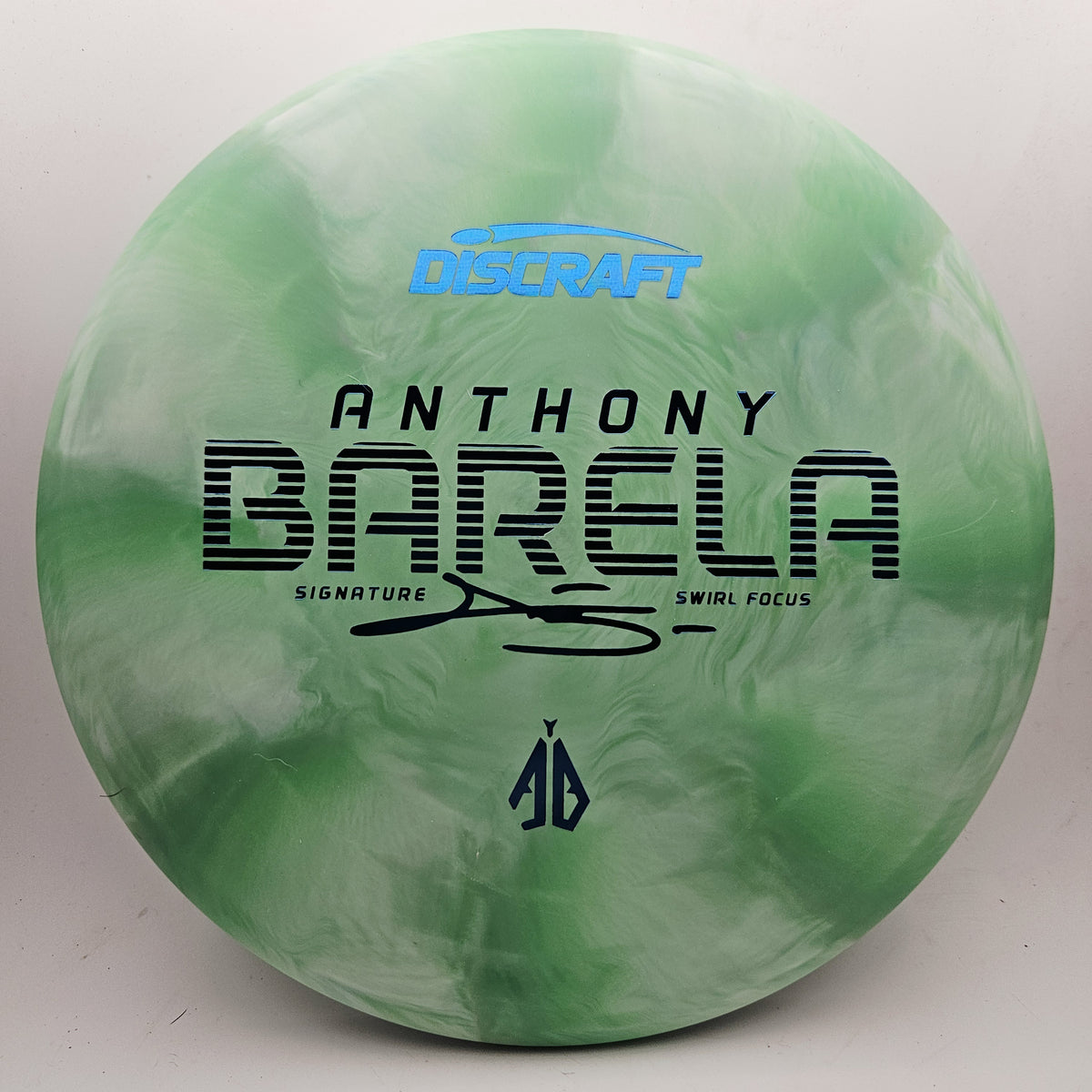 #20579 173-174g Green, Anthony Barela Swirl CT Focus - Anthony Barela