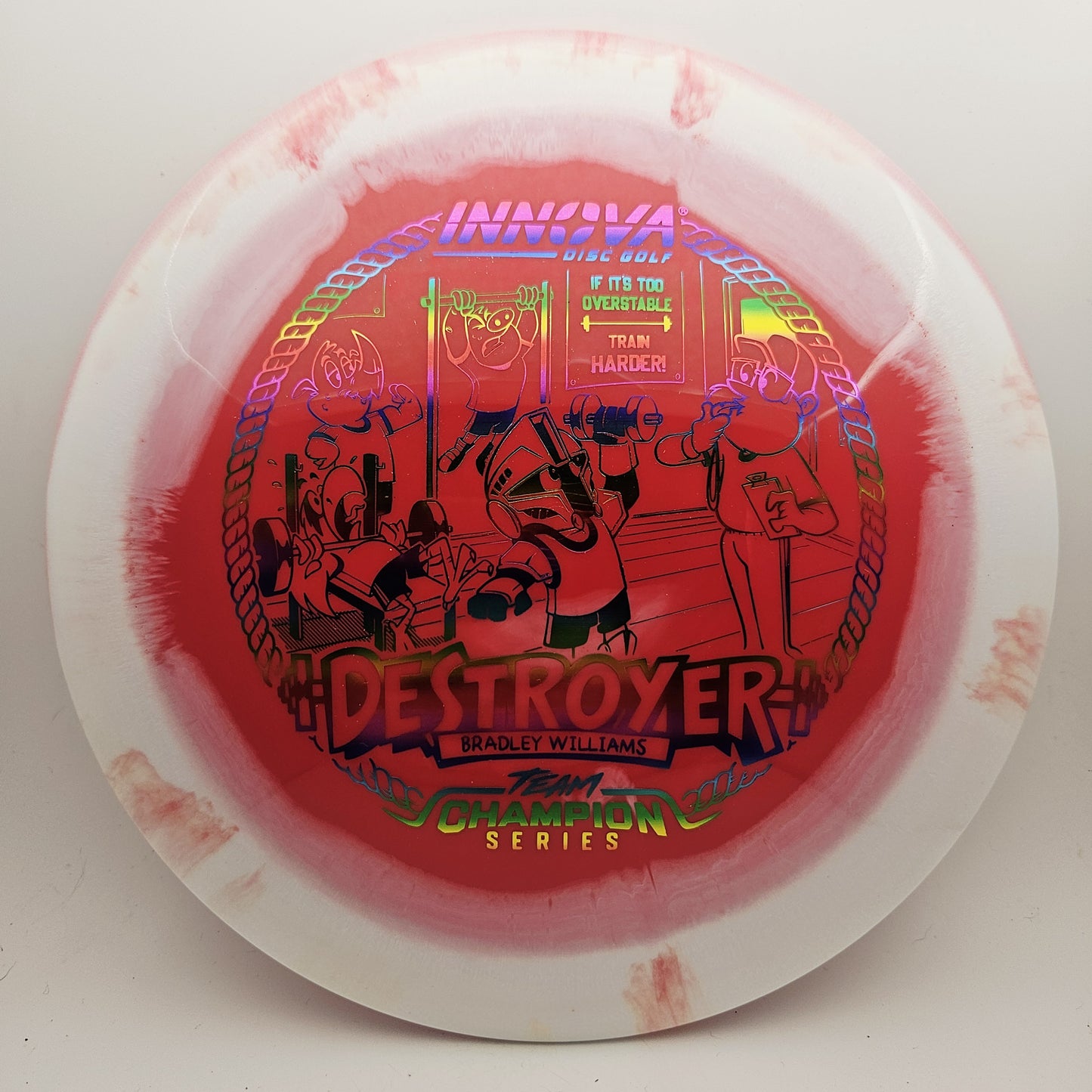 #17658 159g Red / White, Bradley Williams Tour Series BW Halo Star Destroyer - Bradley Williams Tour Series