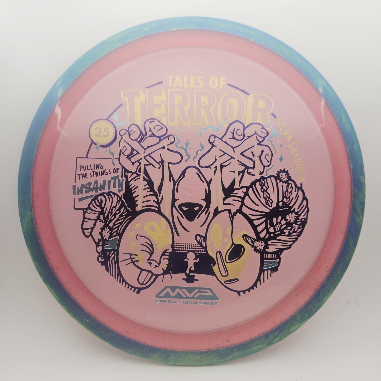 #15511 172g Pink / Teal, Tales of Terror - Halloween 2025 - Silva Saarinen Particle Glow Proton Insanity