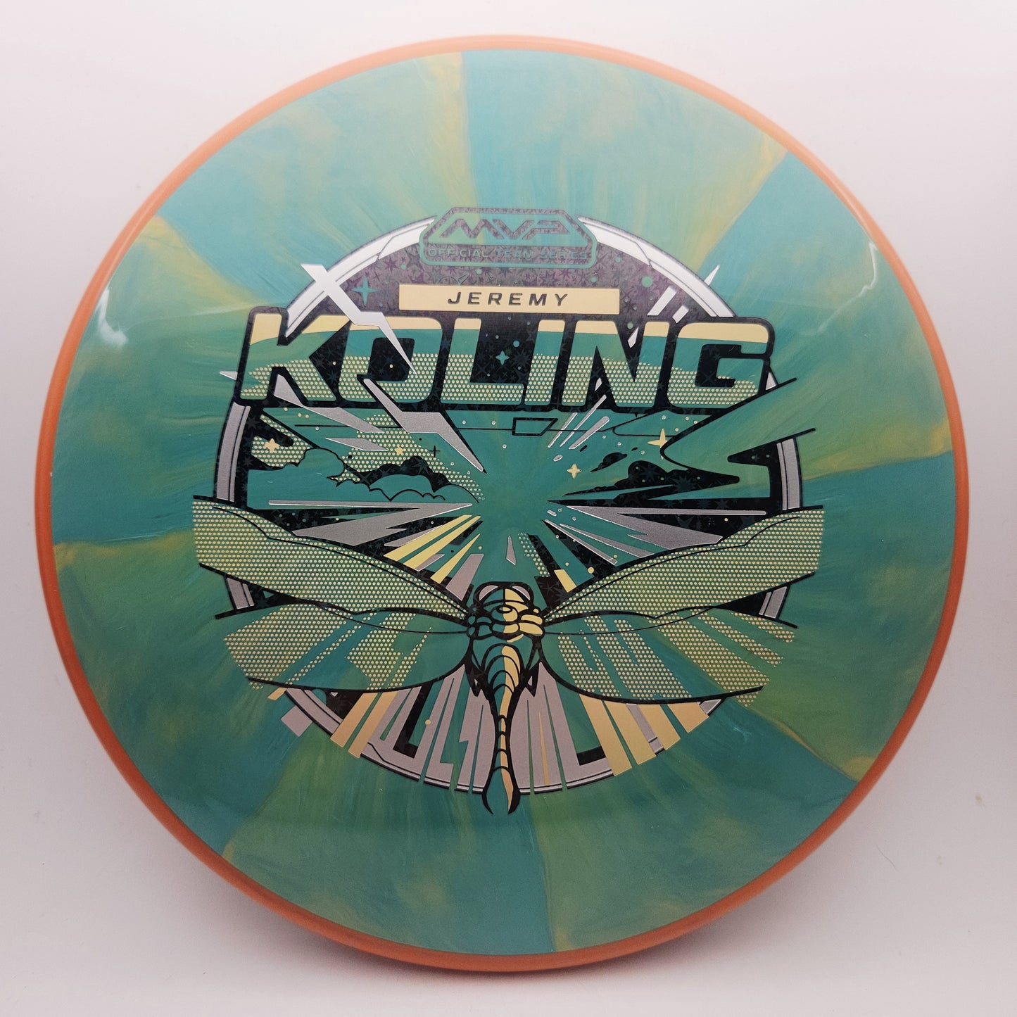#18478 174g Green / Orange, Jeremy Koling Team Series Cosmic Neutron Tempo - Jeremy Koling Team Series