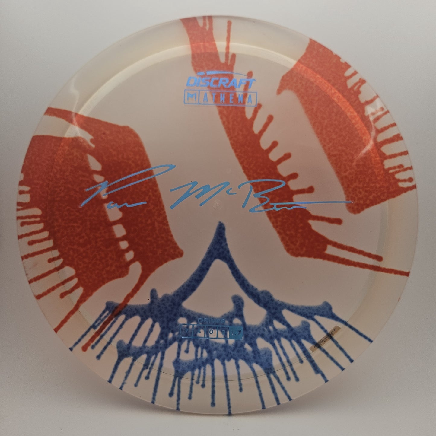 #7650 170-172g Red / Blue Fly Dye Z Athena