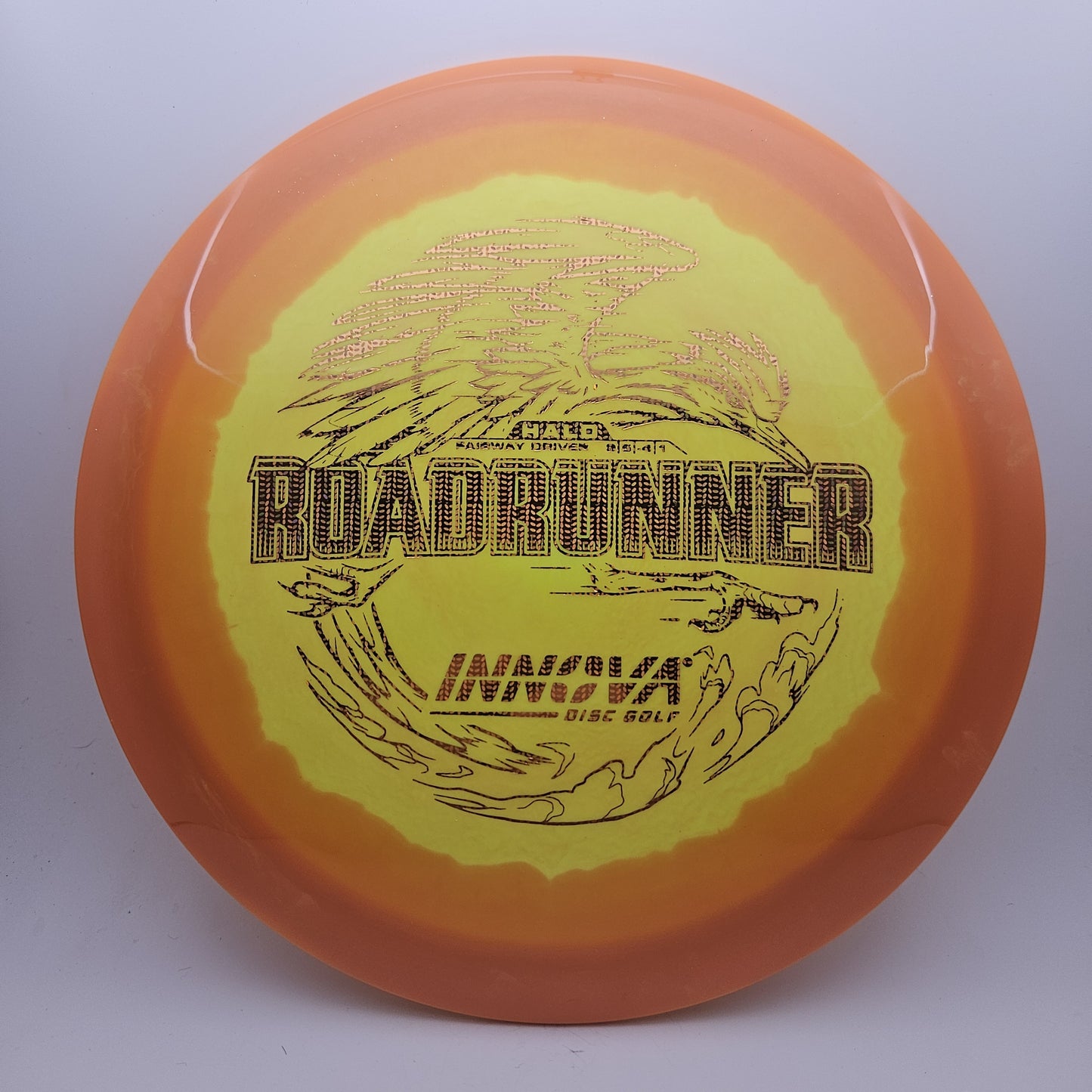 #9419 162g Yellow / Orange Halo Star Roadrunner