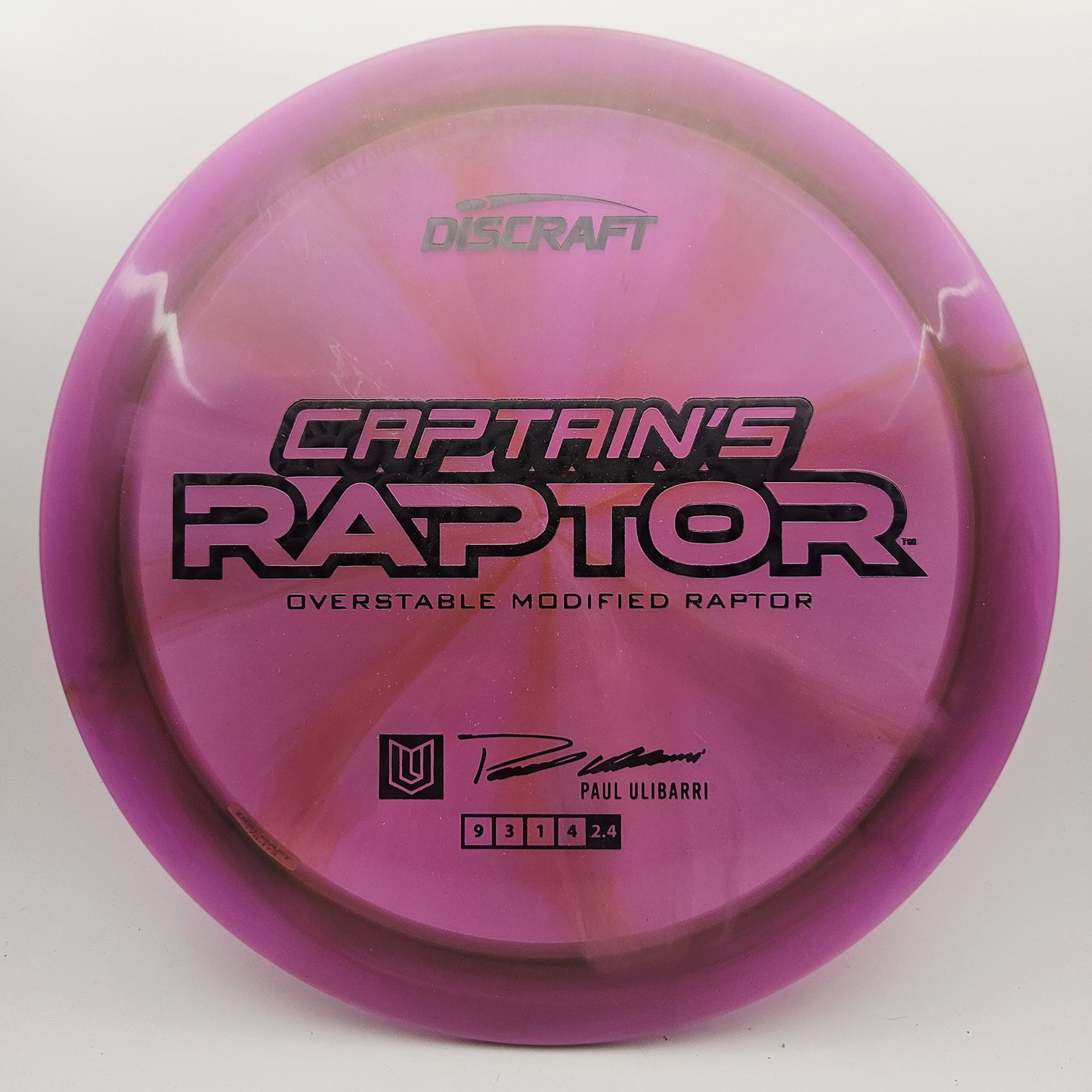 #16216 170-172g Red, Paul Ulibarri Icon Series Z Swirl Captain's Raptor