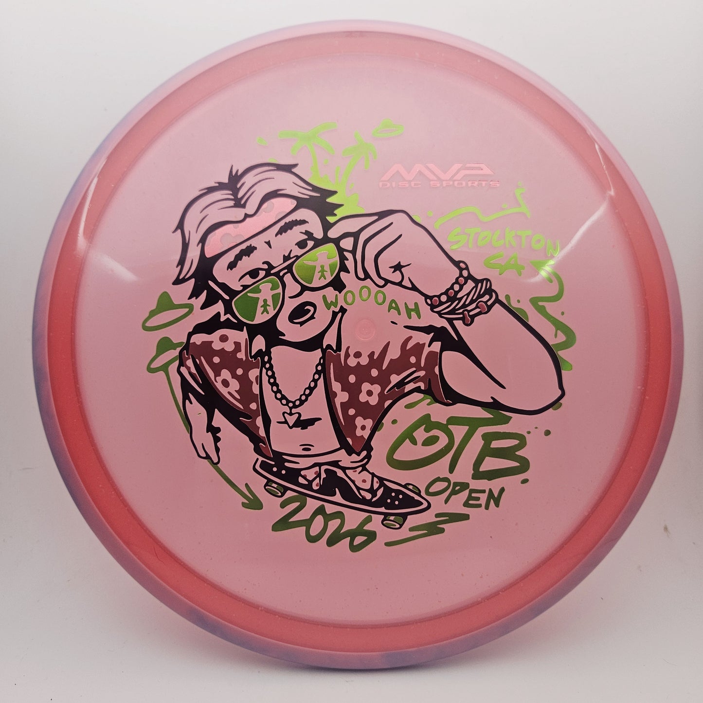 #18962 176g Pink / Pink, OTB Open Particle Proton Soft Hex - OTB Open