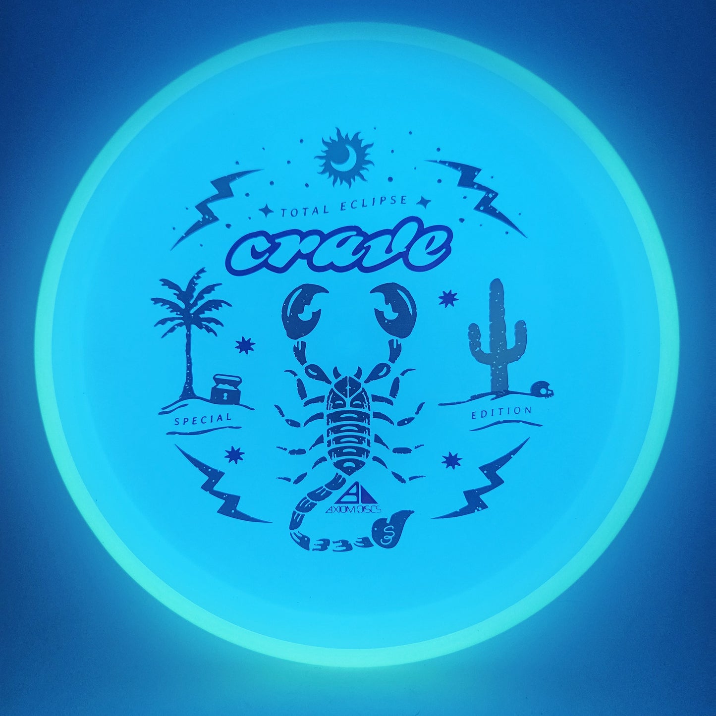 #17343 173g Blue Plate / Green Rim SE Total Eclipse Crave