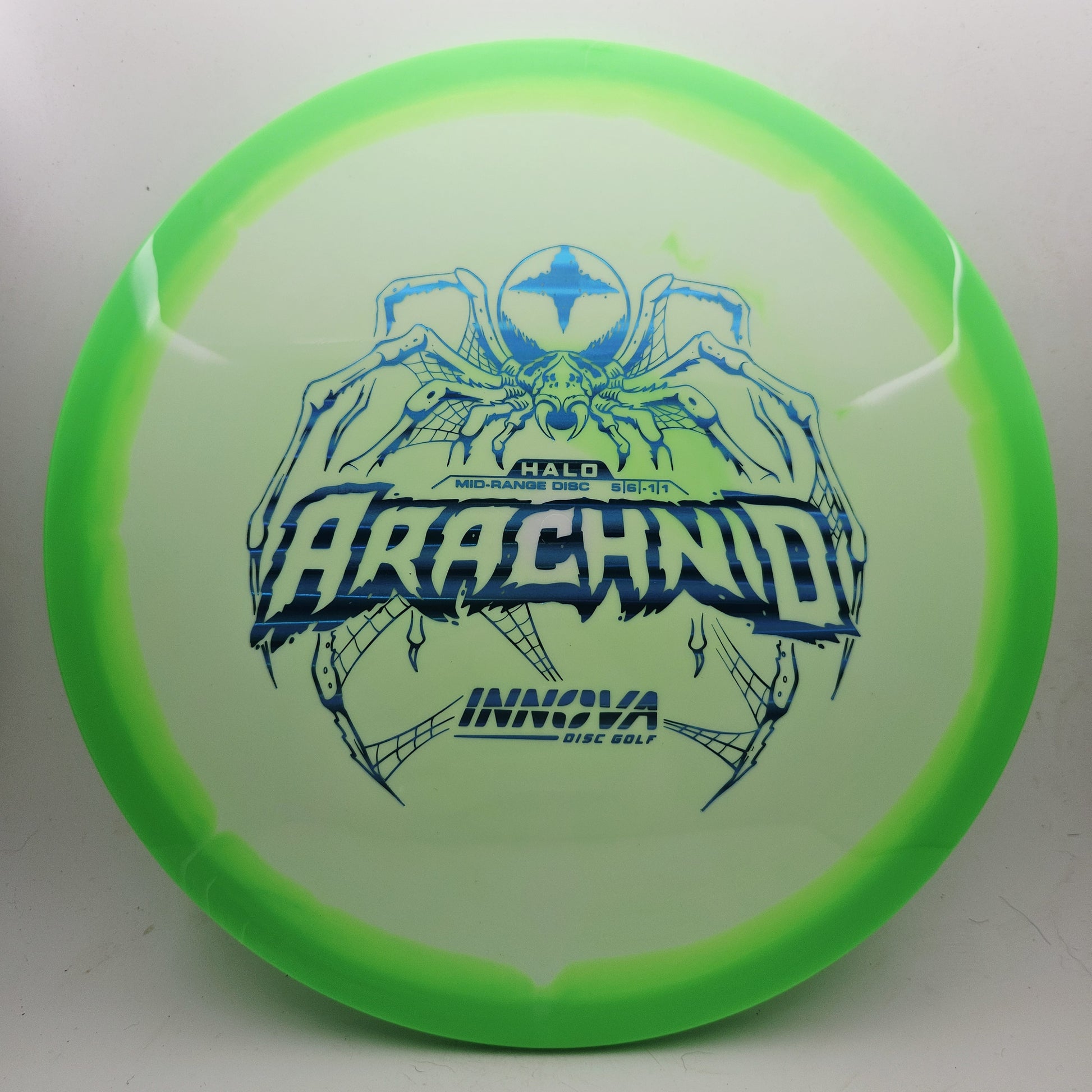 #20175 177g White / Green Halo Star Arachnid