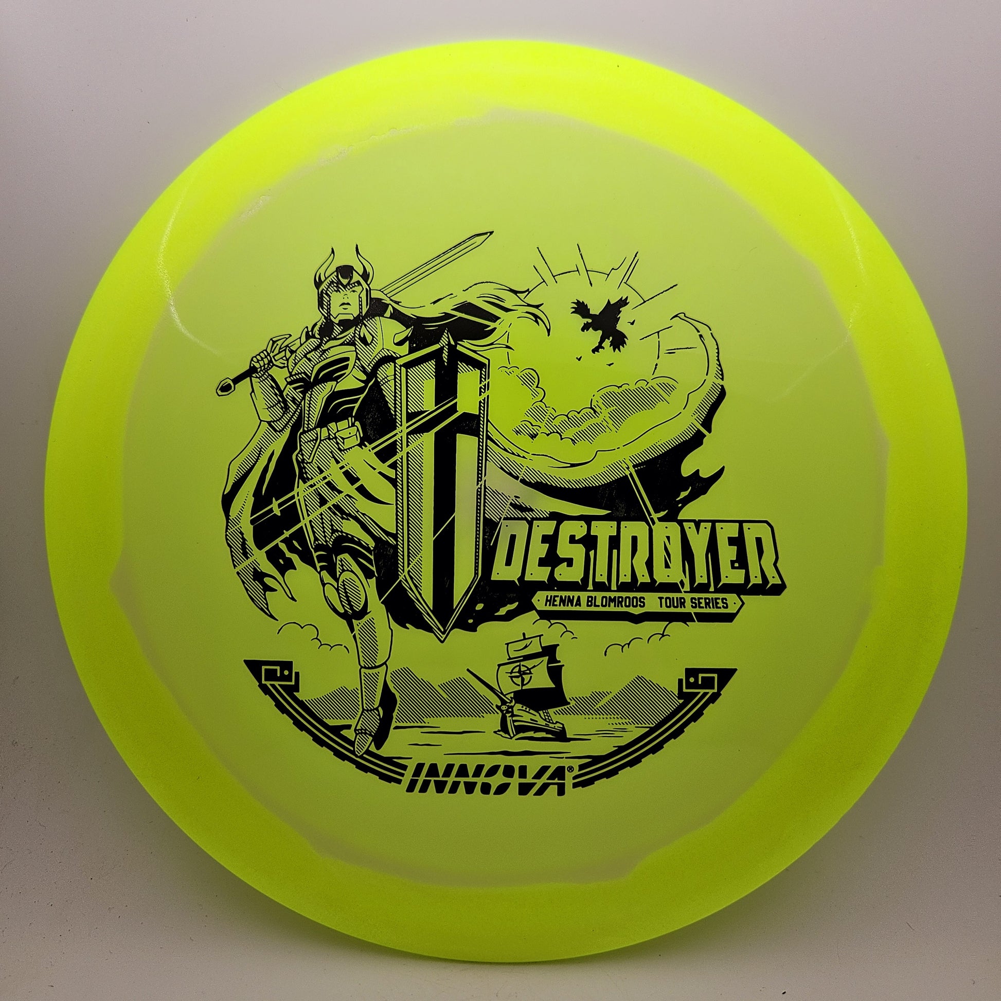 #11677 173-175g Yellow, Henna Blomroos Tour Series Proto Glow Halo Star Destroyer