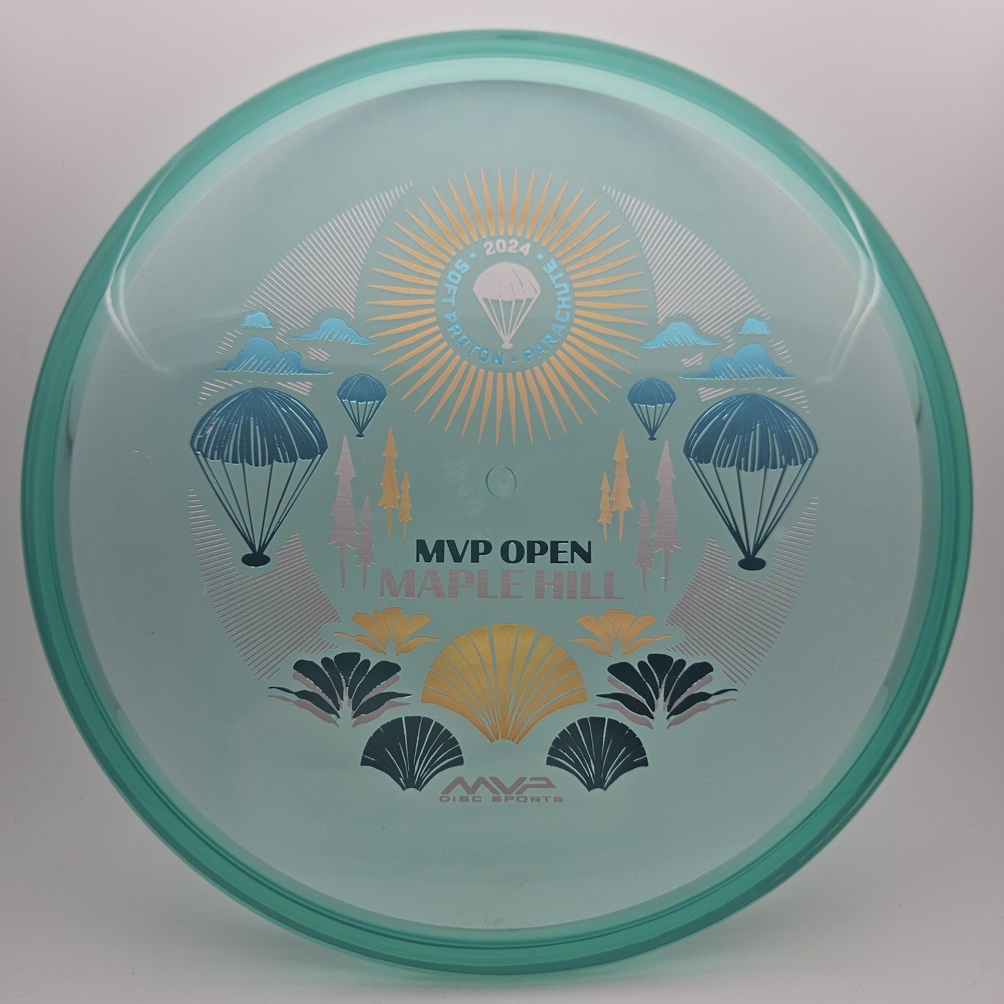 #8309 154g Teal, MVP Open 2024 Proton Soft Parachute - MVP Open 2024