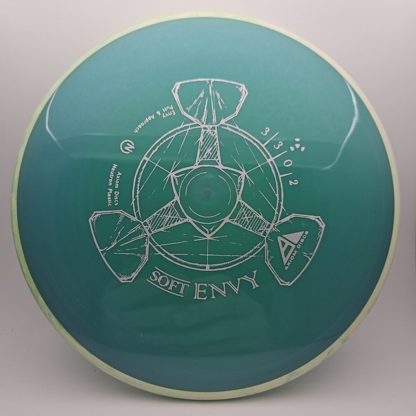 #7854 173g Teal / Green Swirl Neutron Soft Envy