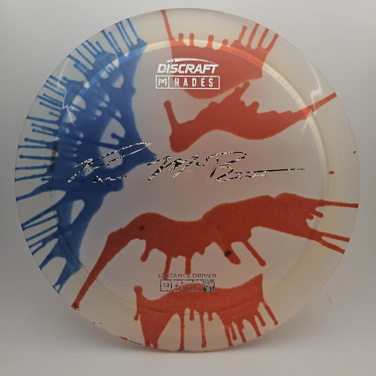 #7658 170-172g Red / Blue Fly Dye Z Hades