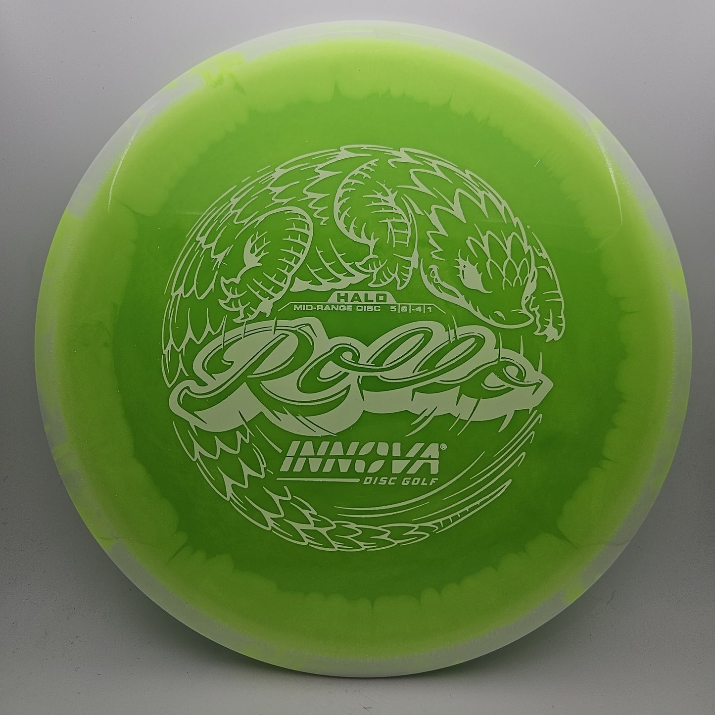 #9985 177g Green / White Halo Star Rollo