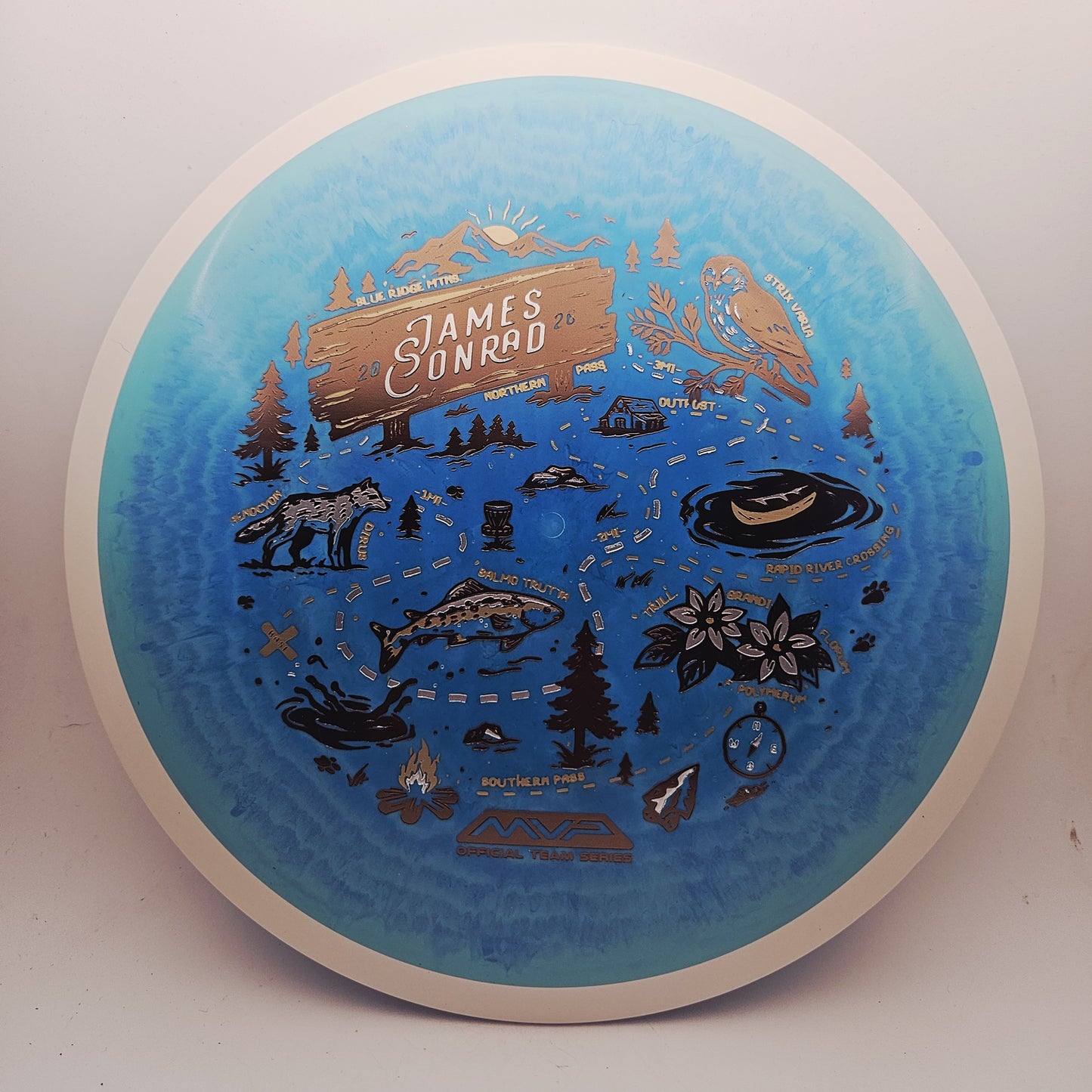 #18839 163g Blue, James Conrad Team Series Fission Trail - James Conrad Team Series