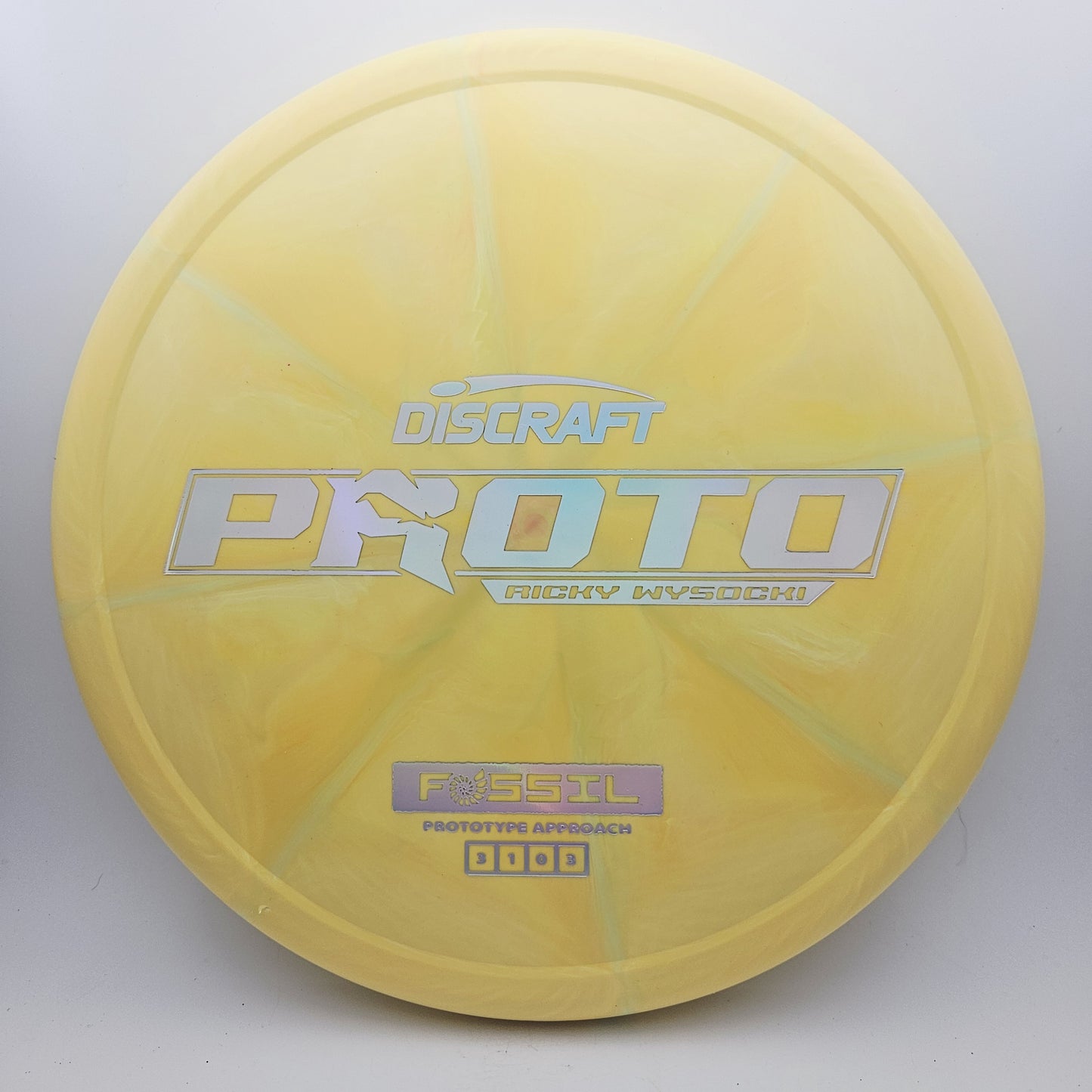 #16805 175-176g Yellow, Ricky Wysocki Prototype Fossil