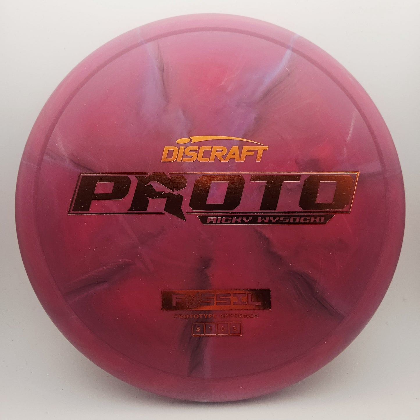 #18260 173-174g Red, Ricky Wysocki Prototype Fossil - Ricky Wysocki