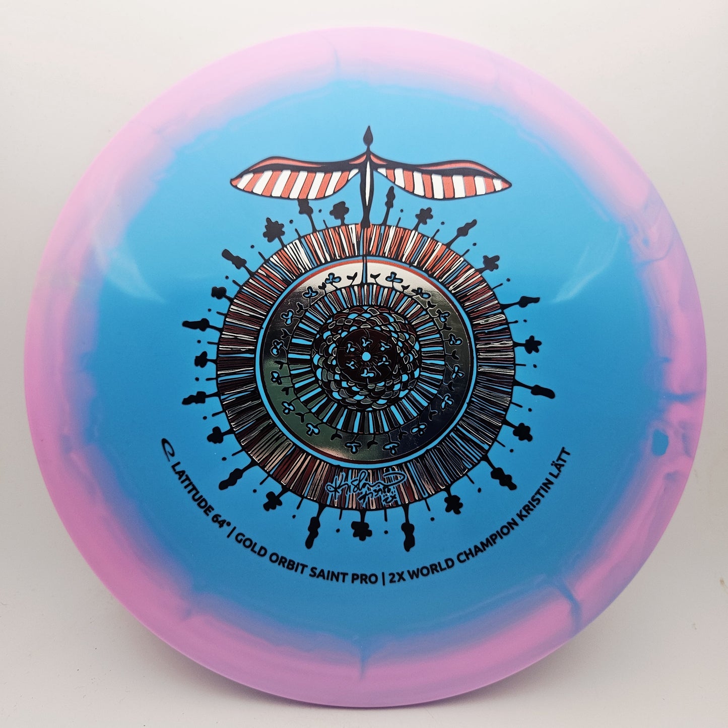 #18809 174g Blue / Pink, Kristin Latt Team Series Gold Orbit Saint Pro - Kristin Latt Team Series