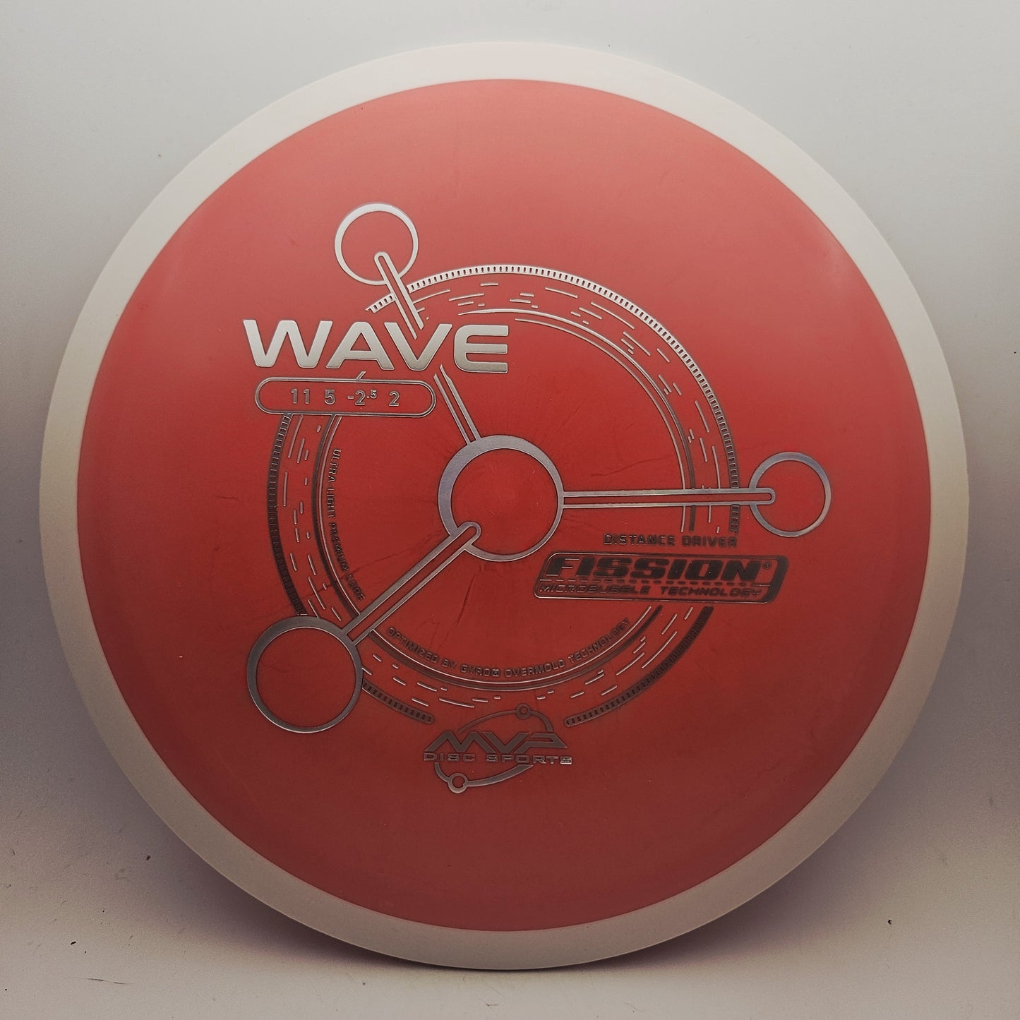 #17963 168g Red PLC Fission Wave