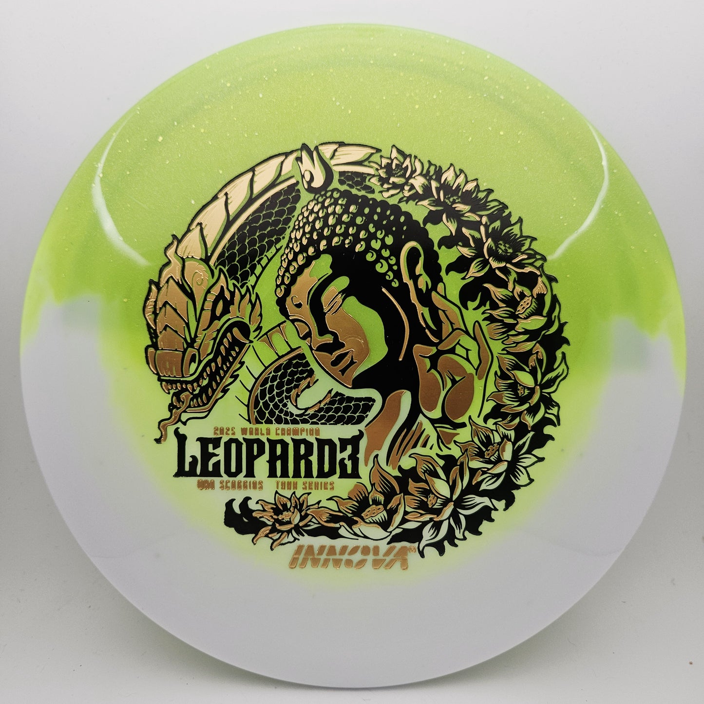 #18324 173-5g Green / White, Ohn Scoggins Tour Series Duo Leopard3 - Ohn Scoggins Tour Series