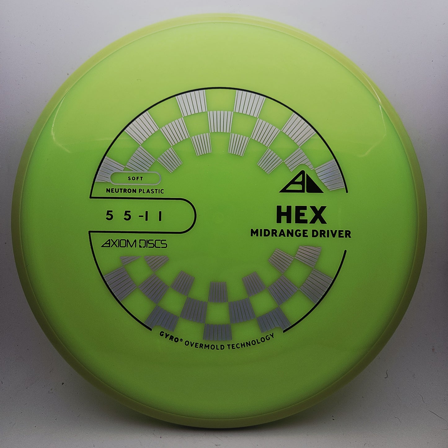 #17866 175g Dayglo / Yellow PLC Soft Neutron Hex