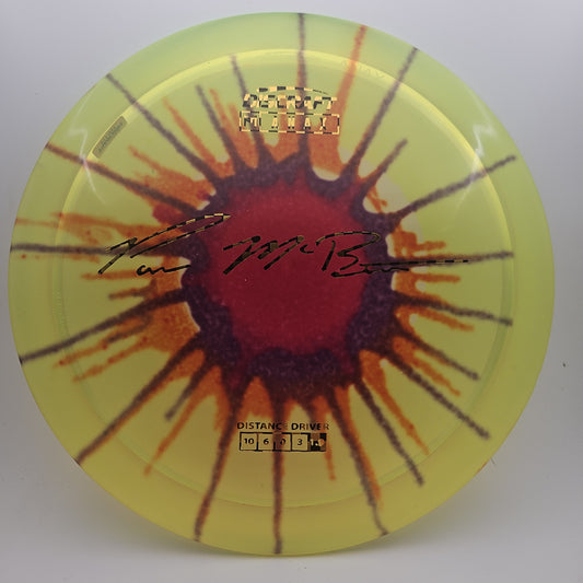 #7657 170-172g Yellow / Red Fly Dye Z Anax