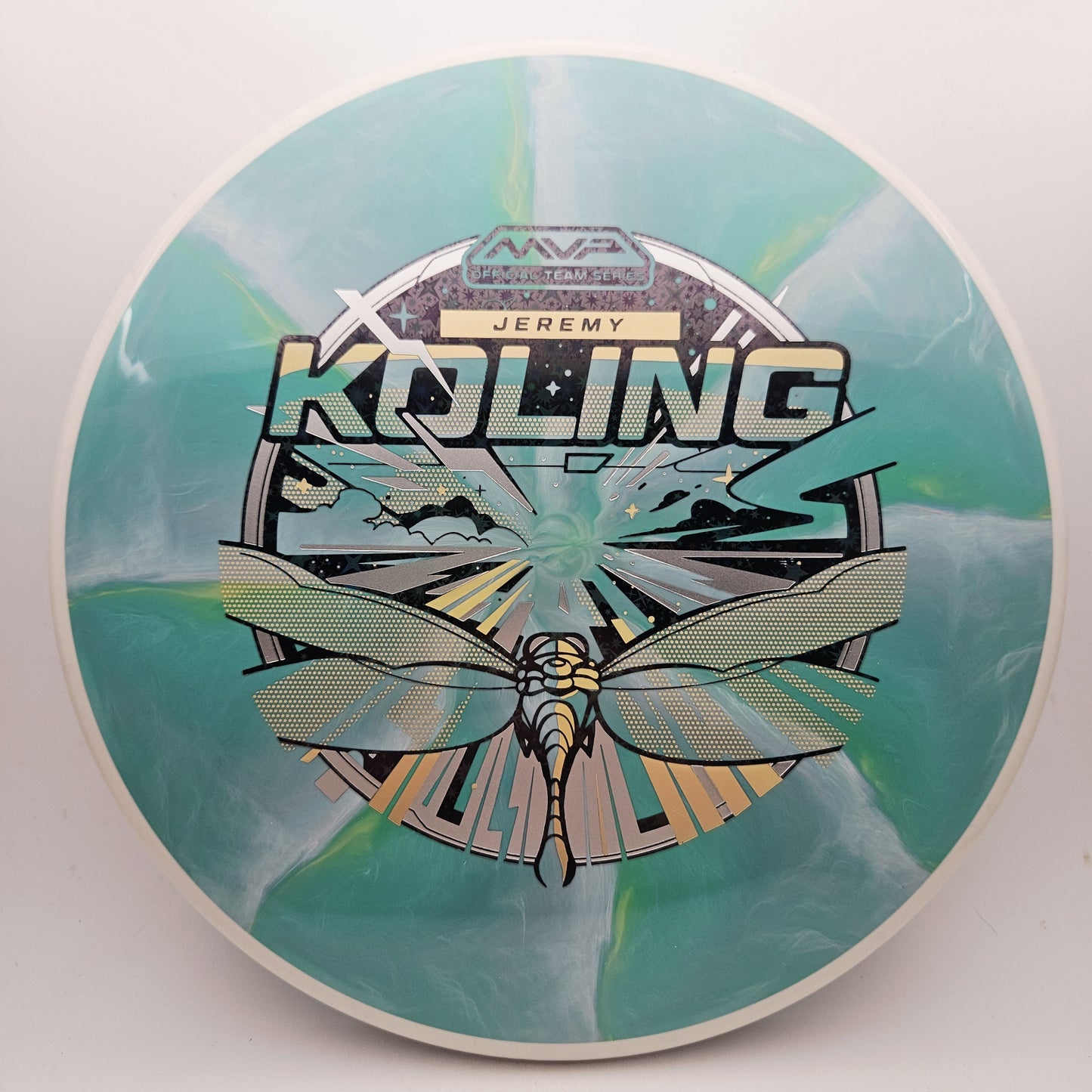 #18485 174g Teal / White, Jeremy Koling Team Series Cosmic Neutron Tempo - Jeremy Koling Team Series