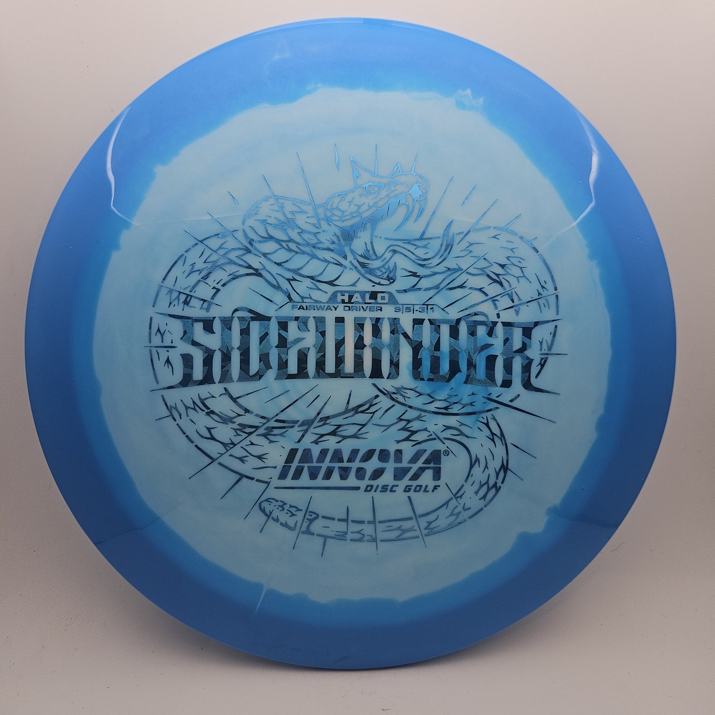 #10011 171g White / Blue Halo Star Sidewinder