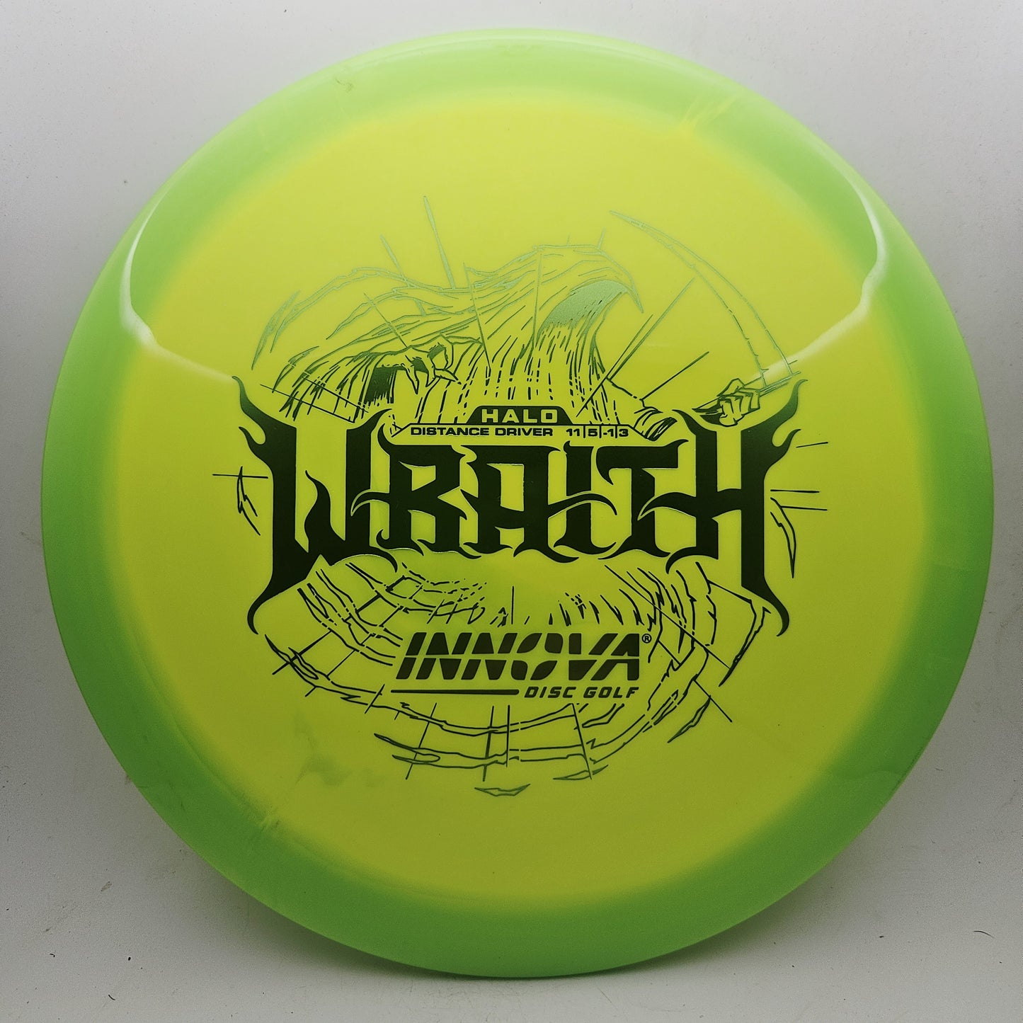 #20422 173-5g Yellow / Green Halo Star Wraith
