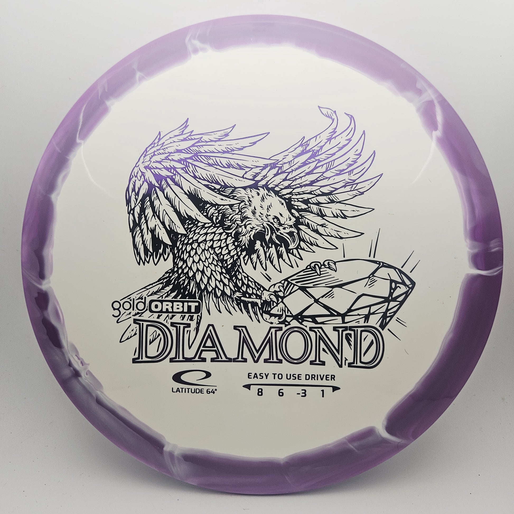 #18803 154g Purple / White Gold Orbit Diamond