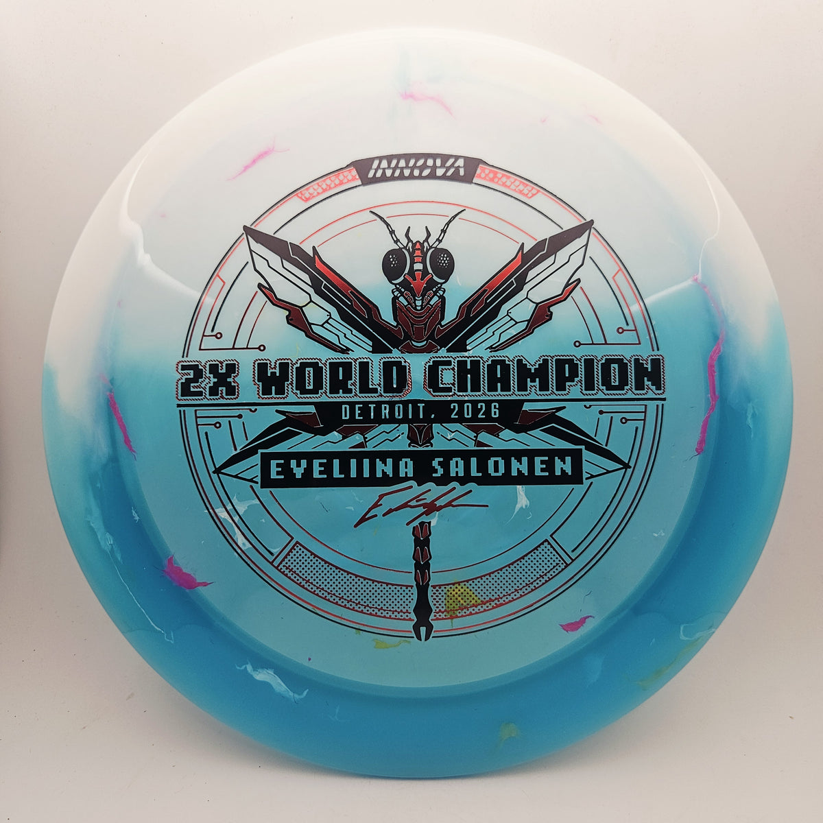 #21009 173-5g Blue, Eveliina Salonen World Champion Party Time Duo Destroyer - Eveliina Salonen World Champion