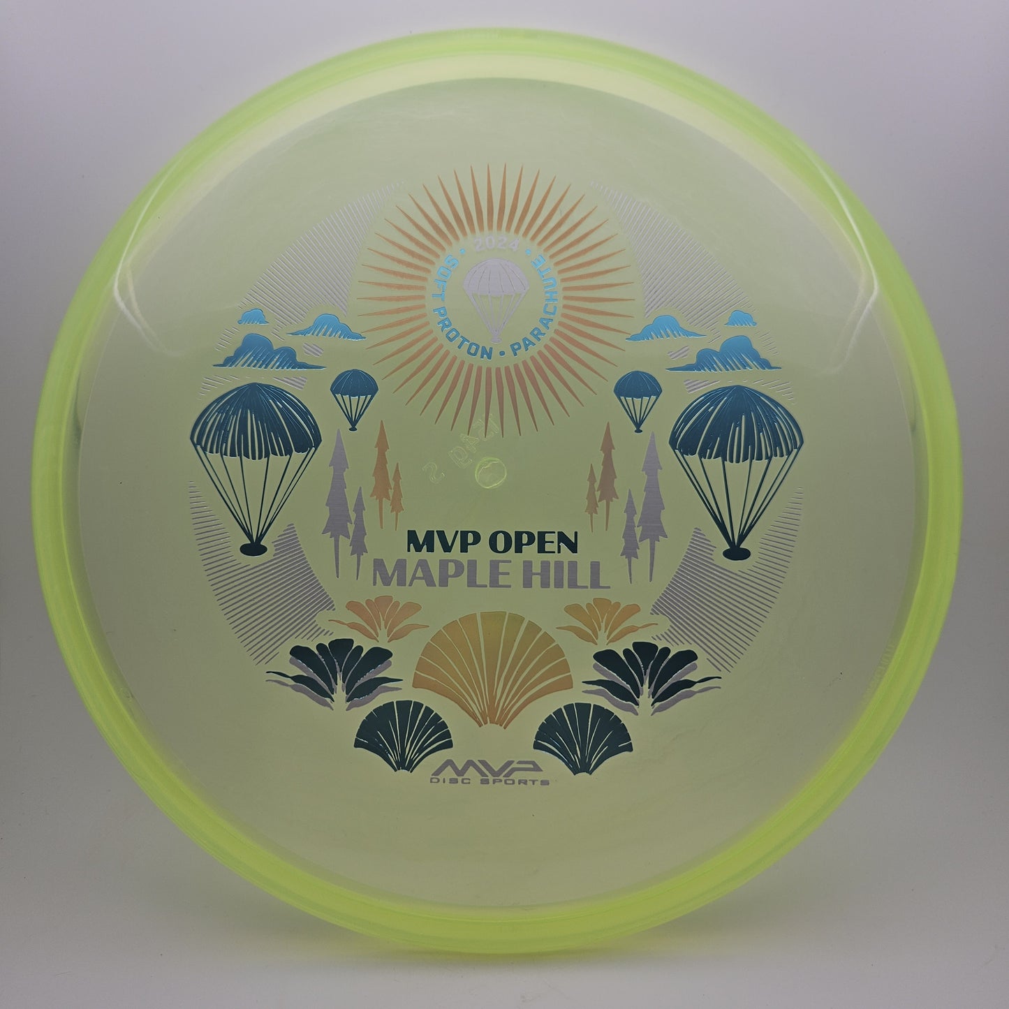 #8307 154g Dayglo, MVP Open 2024 Proton Soft Parachute - MVP Open 2024