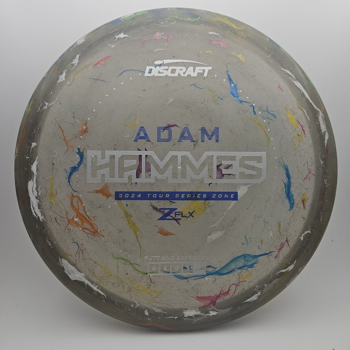 #7690 173-174g Grey, Adam Hammes Tour Series Jawbreaker Z Flx Zone