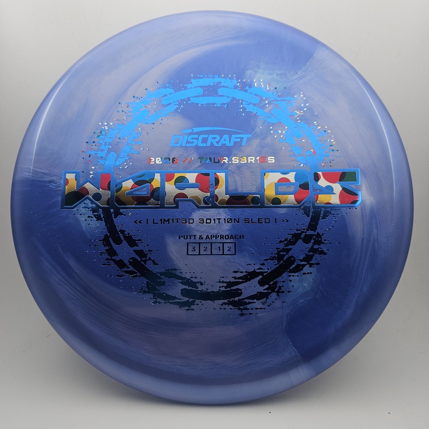 #19537 179g Blue, Worlds 2026 Tour Series Special Blend Sled - Worlds 2026