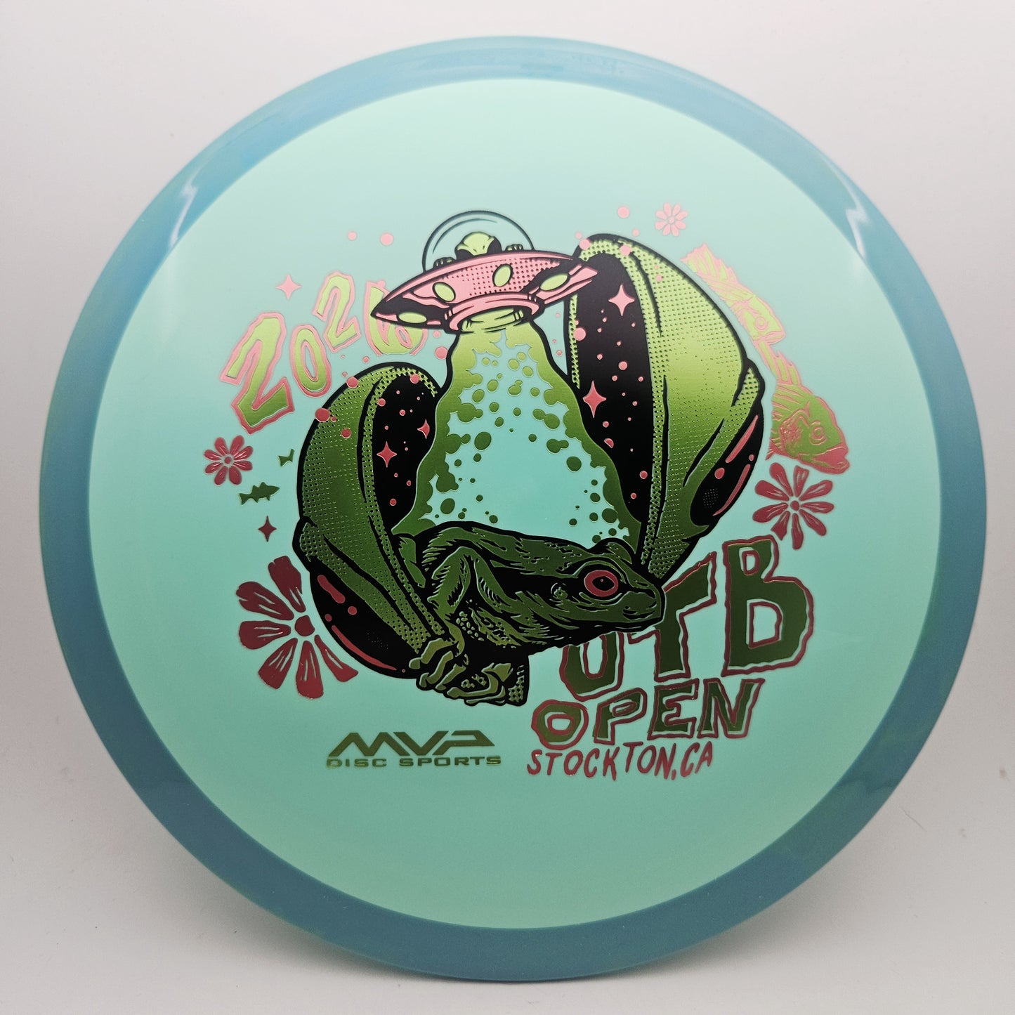 #18496 175g Teal / Blue, OTB Open Fission Delirium - OTB Open