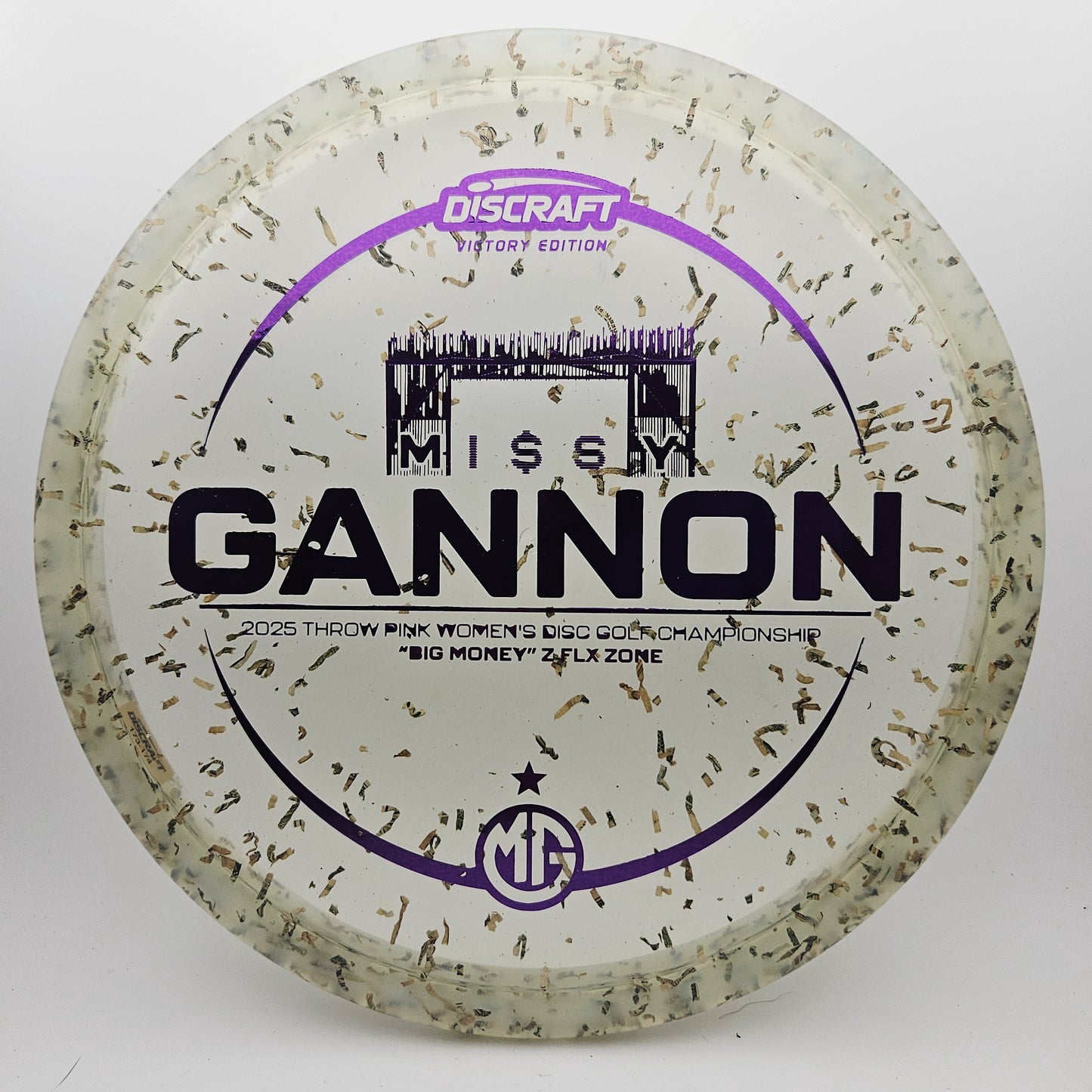 #16512 173-174g Clear, Missy Gannon Throw Pink Champion Z Money FLX Zone