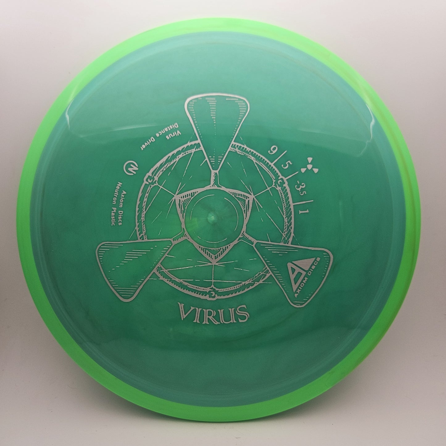 #11108 156g Teal / Green Neutron Virus