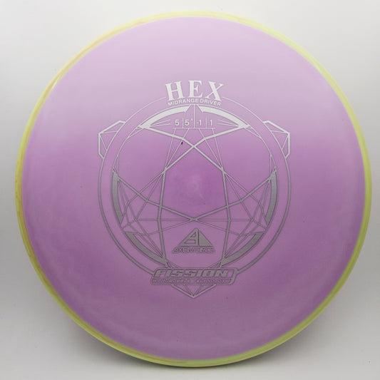 #16599 163g Purple / Green Fission Hex