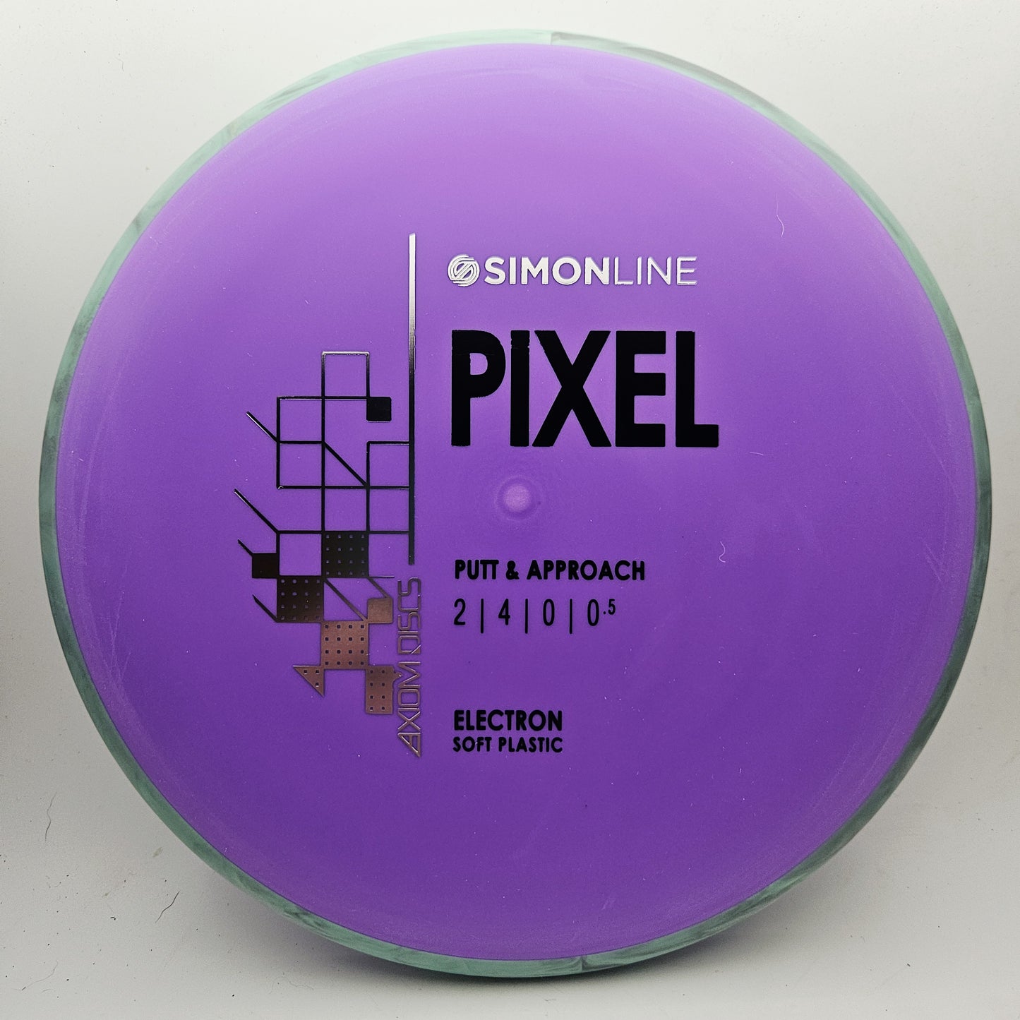 #20463 174g Purple / Teal Electron Soft Pixel