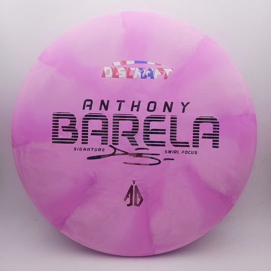 #19482 170-172g Pink, Anthony Barela CT Swirl Focus - Anthony Barela
