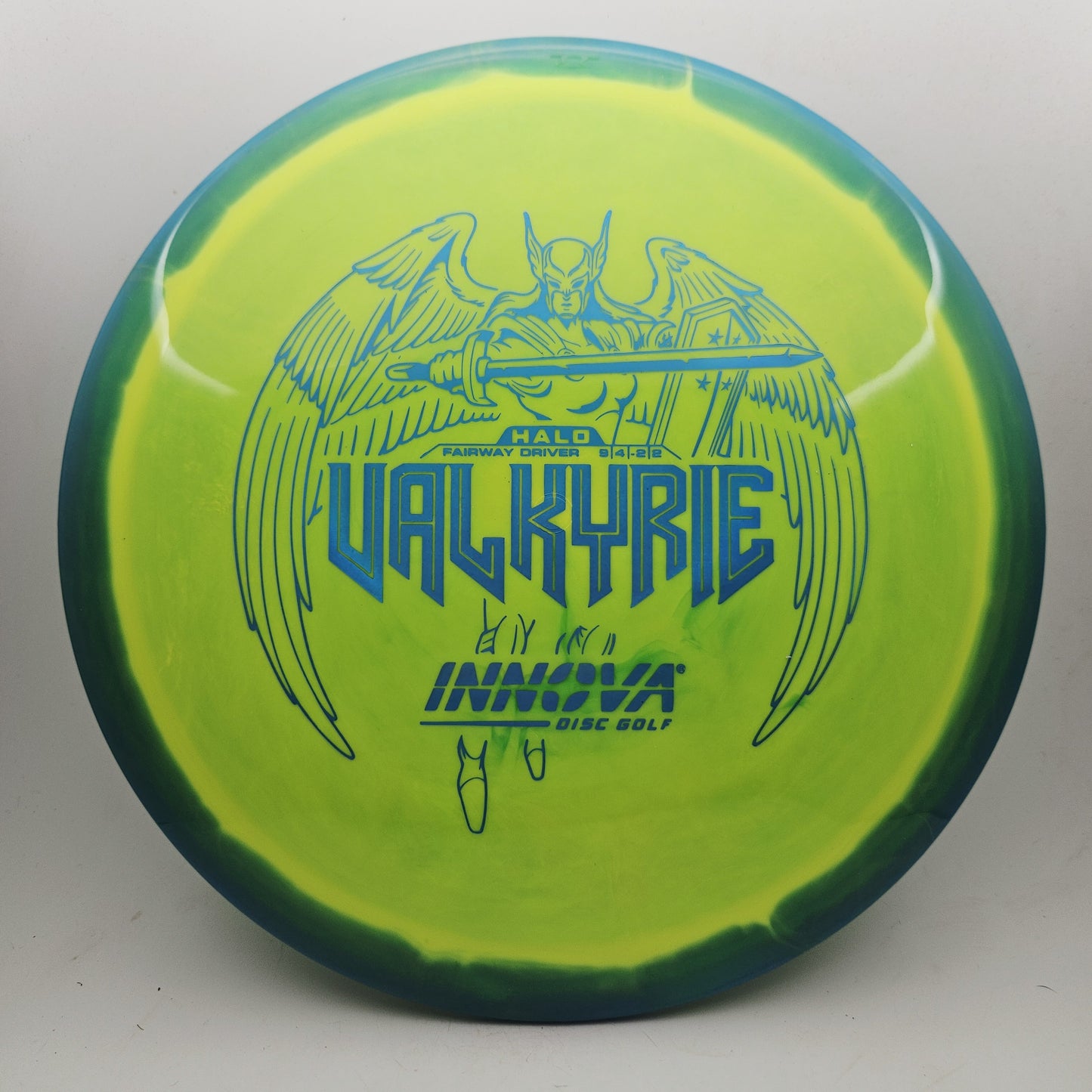 #20415 173-5g Yellow / Green Halo Star Valkyrie