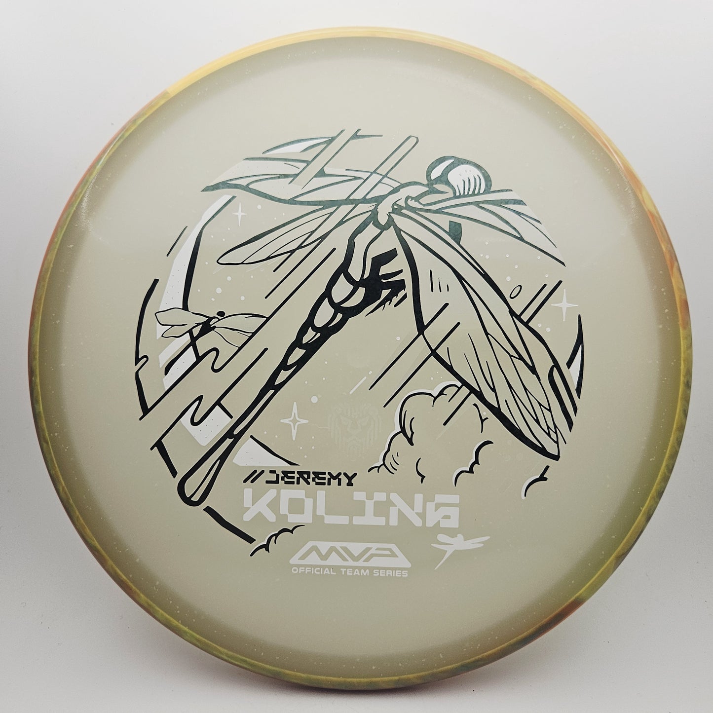 #16335 174g Orange / Blue Glow, Jeremy Koling Tour Series Particle Eclipse Tempo