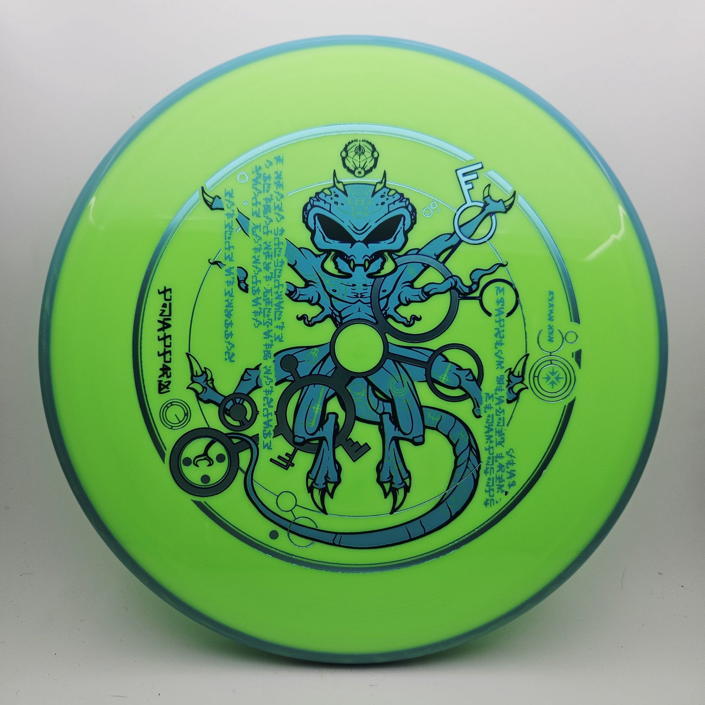 #14426 171g Dayglo / Teal, The Venutian Man DFX Neutron Tempo