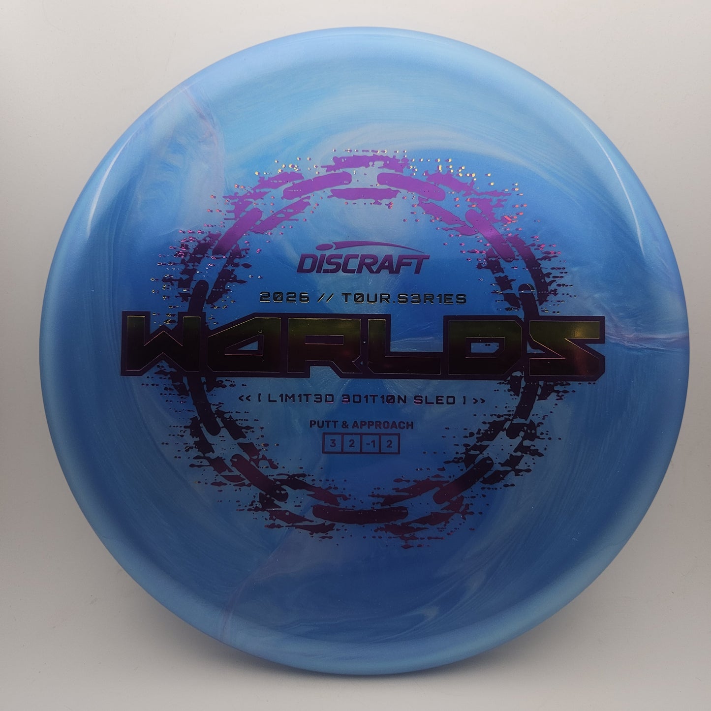 #19539 176g Blue, Worlds 2026 Tour Series Special Blend Sled - Worlds 2026