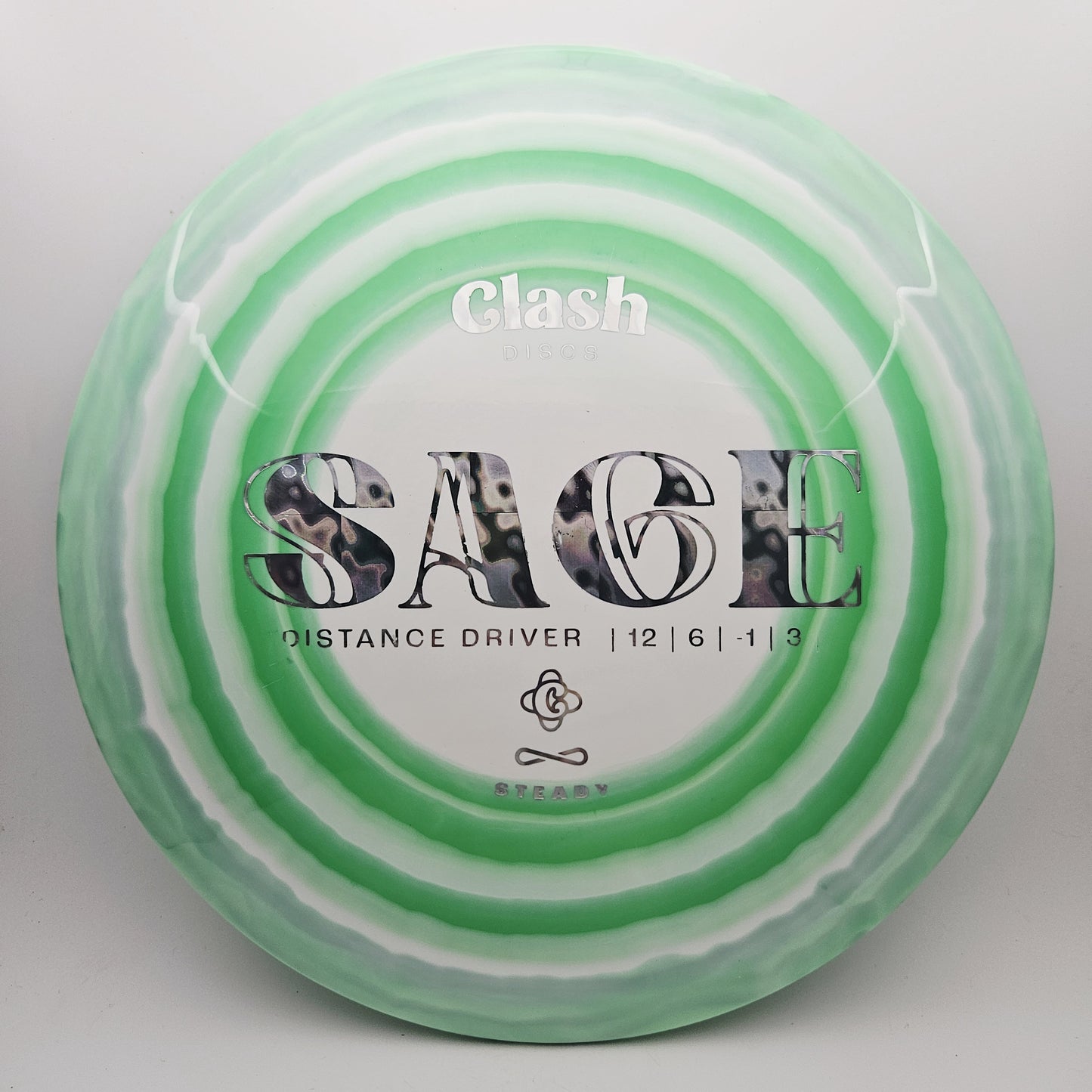 #14110 174g Green Steady Ring Sage