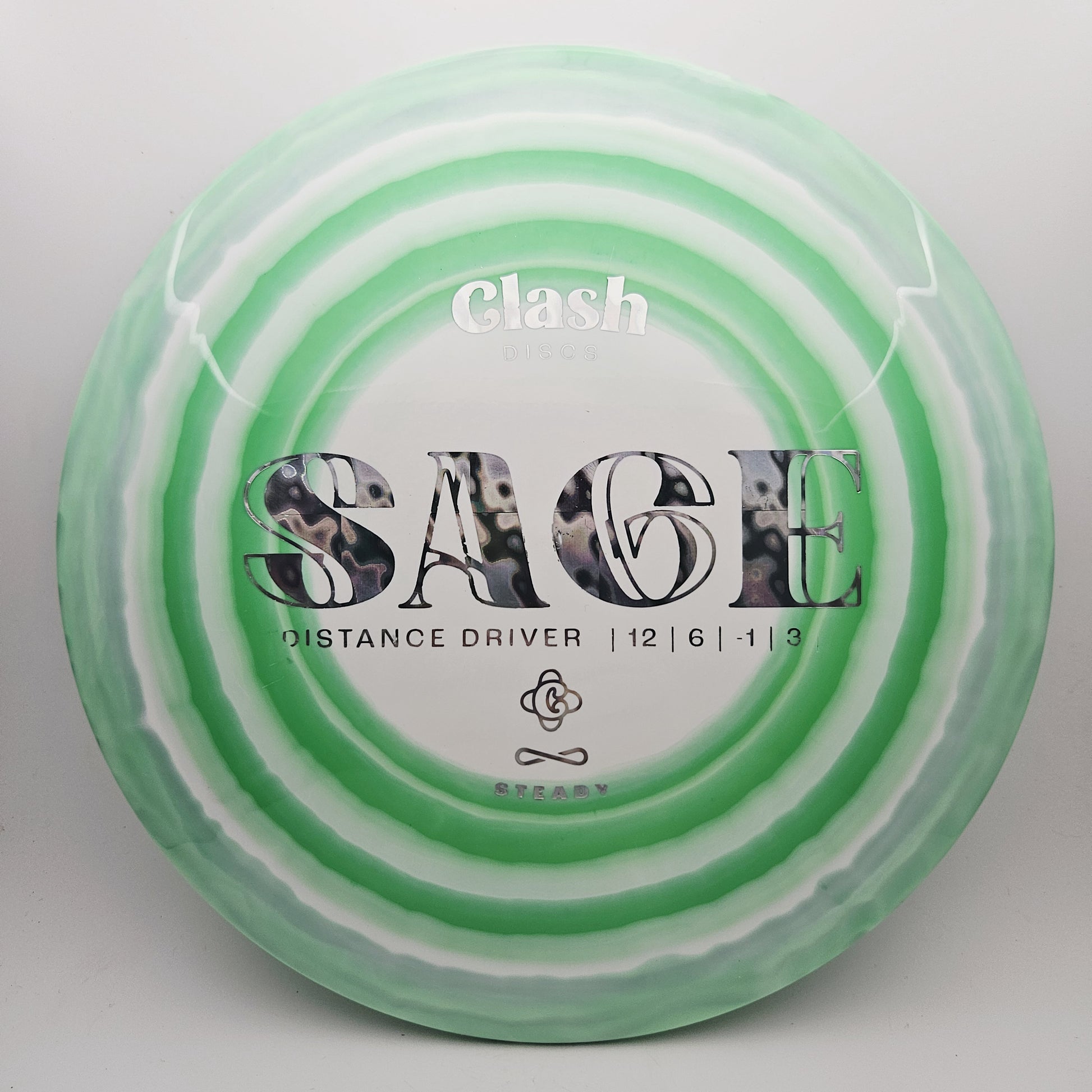 #14110 174g Green Steady Ring Sage