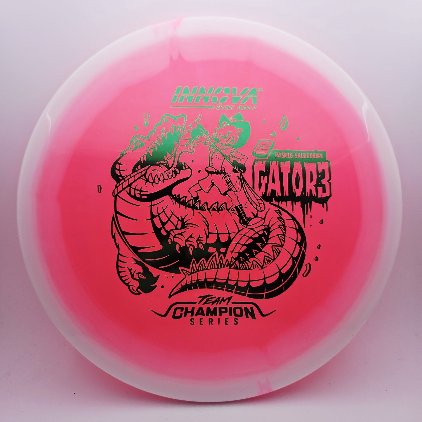 #17613 173-175g Pink / White, Rasmus Saukkoriipi Tour Series Halo Champion Gator3 - Rasmus Saukkoriipi Tour Series